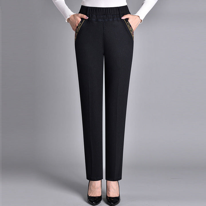 Teliraen - Gerade geschnittene Jeans mit weichem Griff