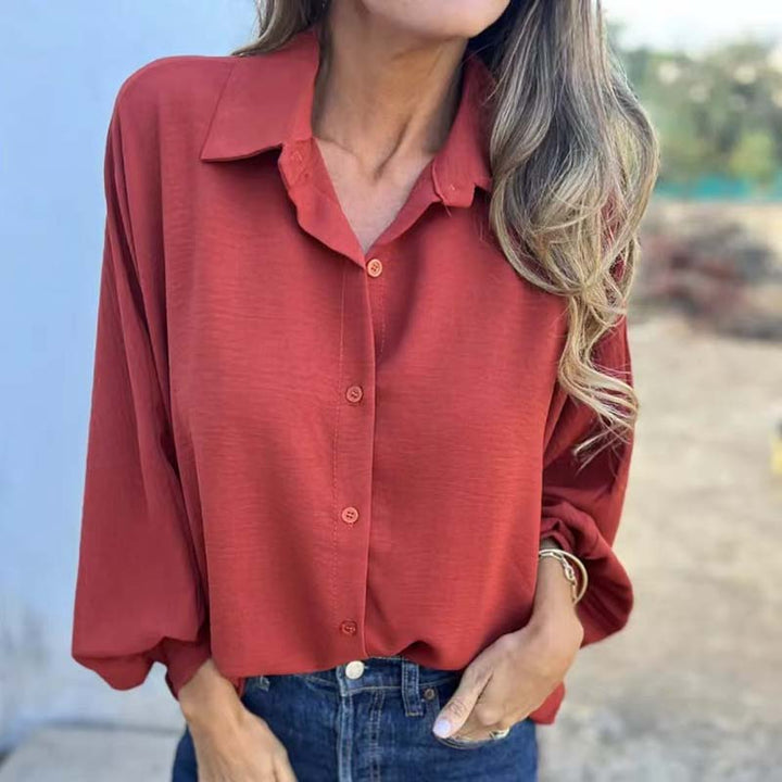 Anthea - Bluse mit zarten Ballonärmeln