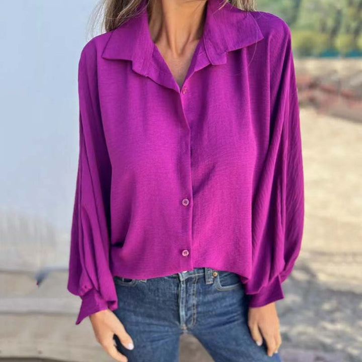 Anthea - Bluse mit zarten Ballonärmeln