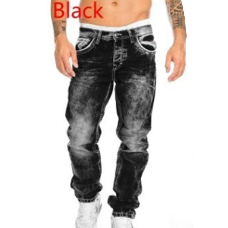 Dario - Gerade geschnittene Jeans in Vintage-Waschung