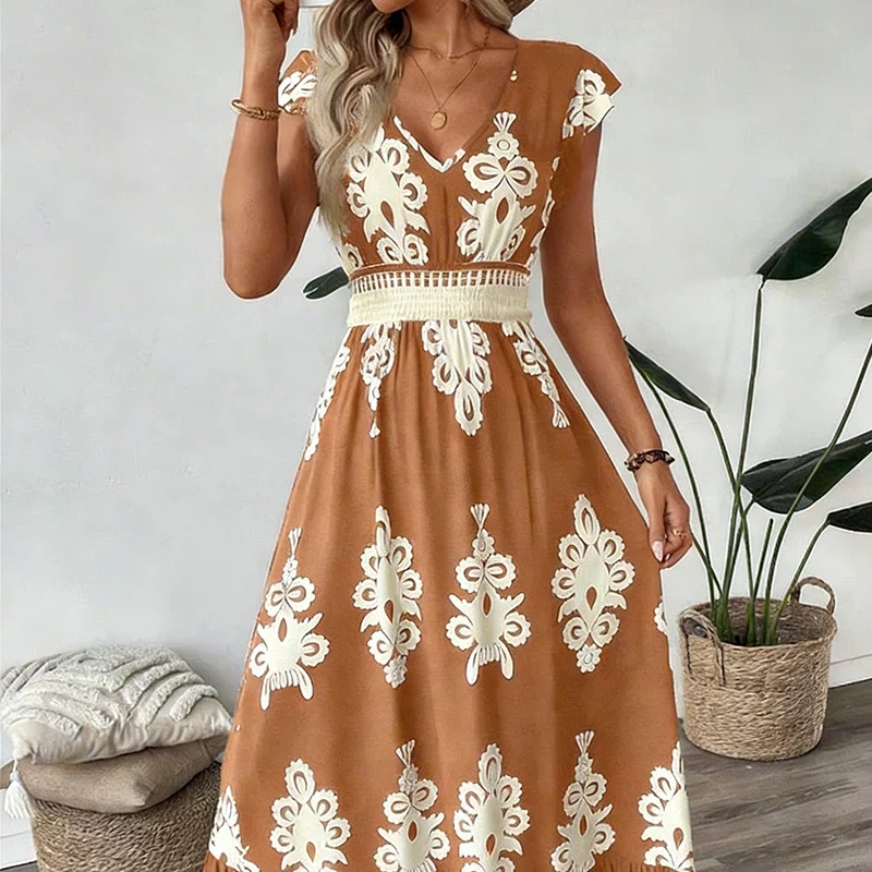 Osyrel - Bedrucktes Midikleid