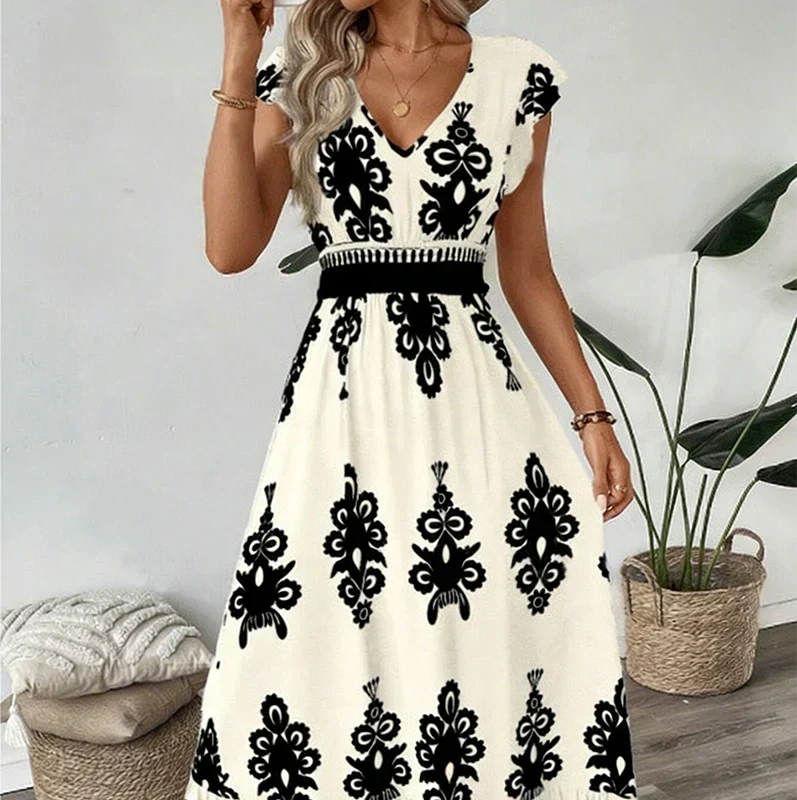 Osyrel - Bedrucktes Midikleid
