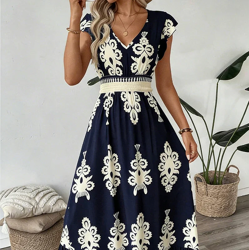 Osyrel - Bedrucktes Midikleid