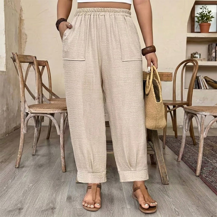 Perdita - Weit geschnittene Hose mit weichem Griff