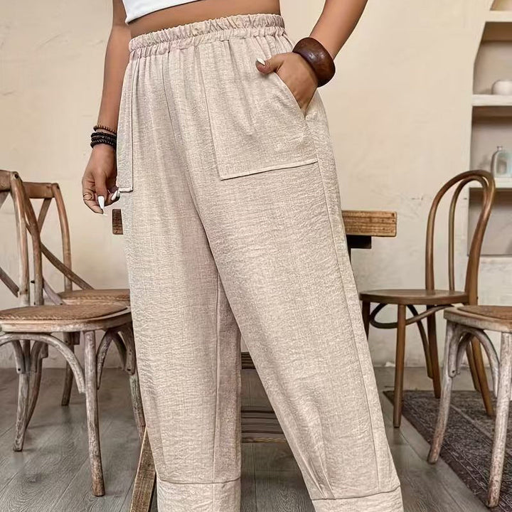 Perdita - Weit geschnittene Hose mit weichem Griff