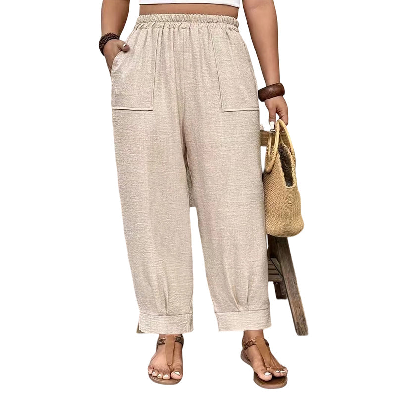 Perdita - Weit geschnittene Hose mit weichem Griff