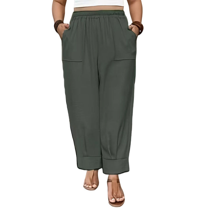 Perdita - Weit geschnittene Hose mit weichem Griff