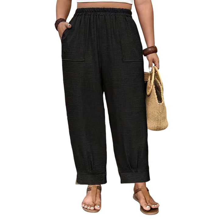 Perdita - Weit geschnittene Hose mit weichem Griff