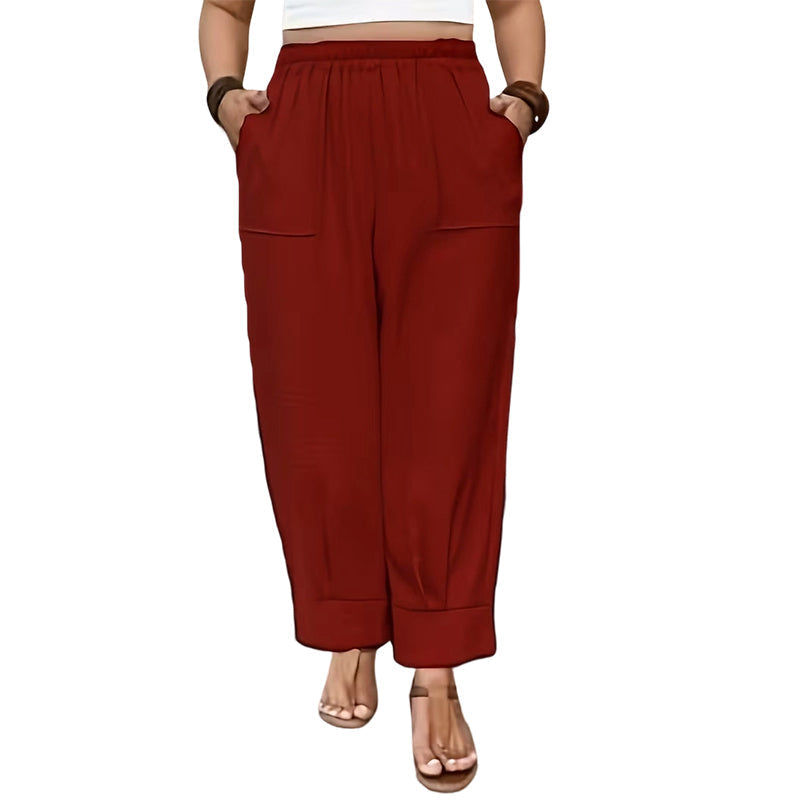 Perdita - Weit geschnittene Hose mit weichem Griff