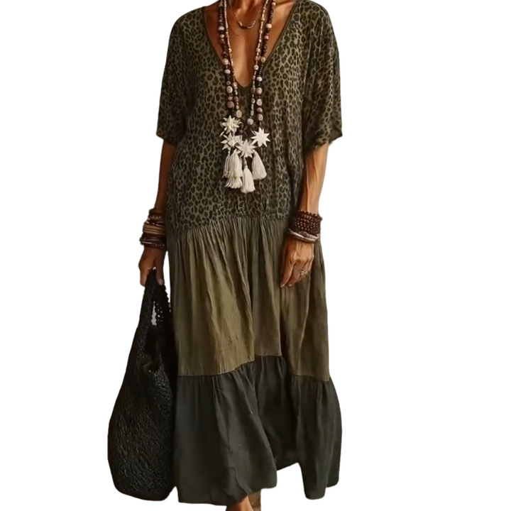 Catrina - Ultraleichtes Boho-Rüschen-Maxikleid
