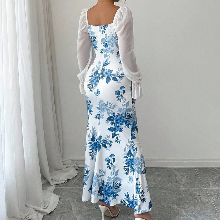 Noevalle - Florales Softtouch-Meerjungfrau-Kleid