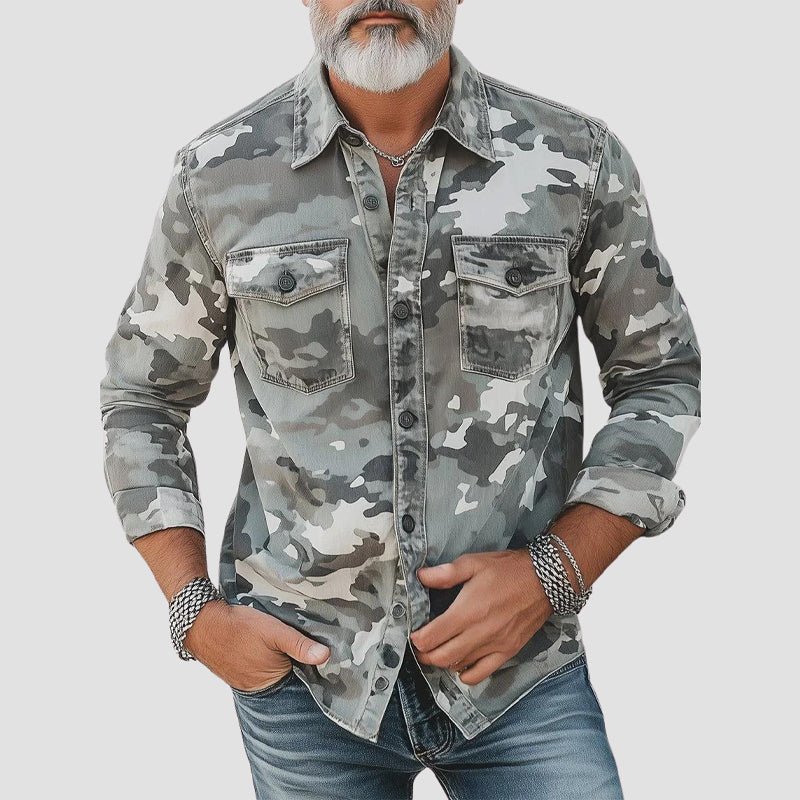Cassiel - weiches Camouflage-Hemd